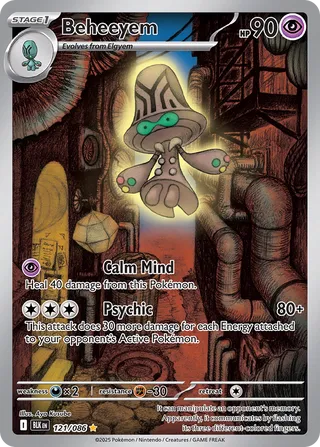 Beheeyem (Black Bolt 121/086)